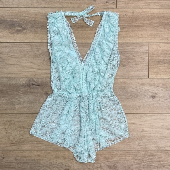 Betsey Johnson Lingerie Lace Romper‎ Coquette - Picture 7 of 11